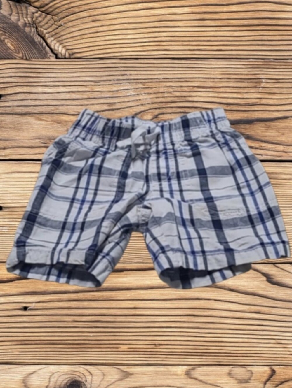 LITTLE BOY'S JUMPING BEANS PLAID SHORTS